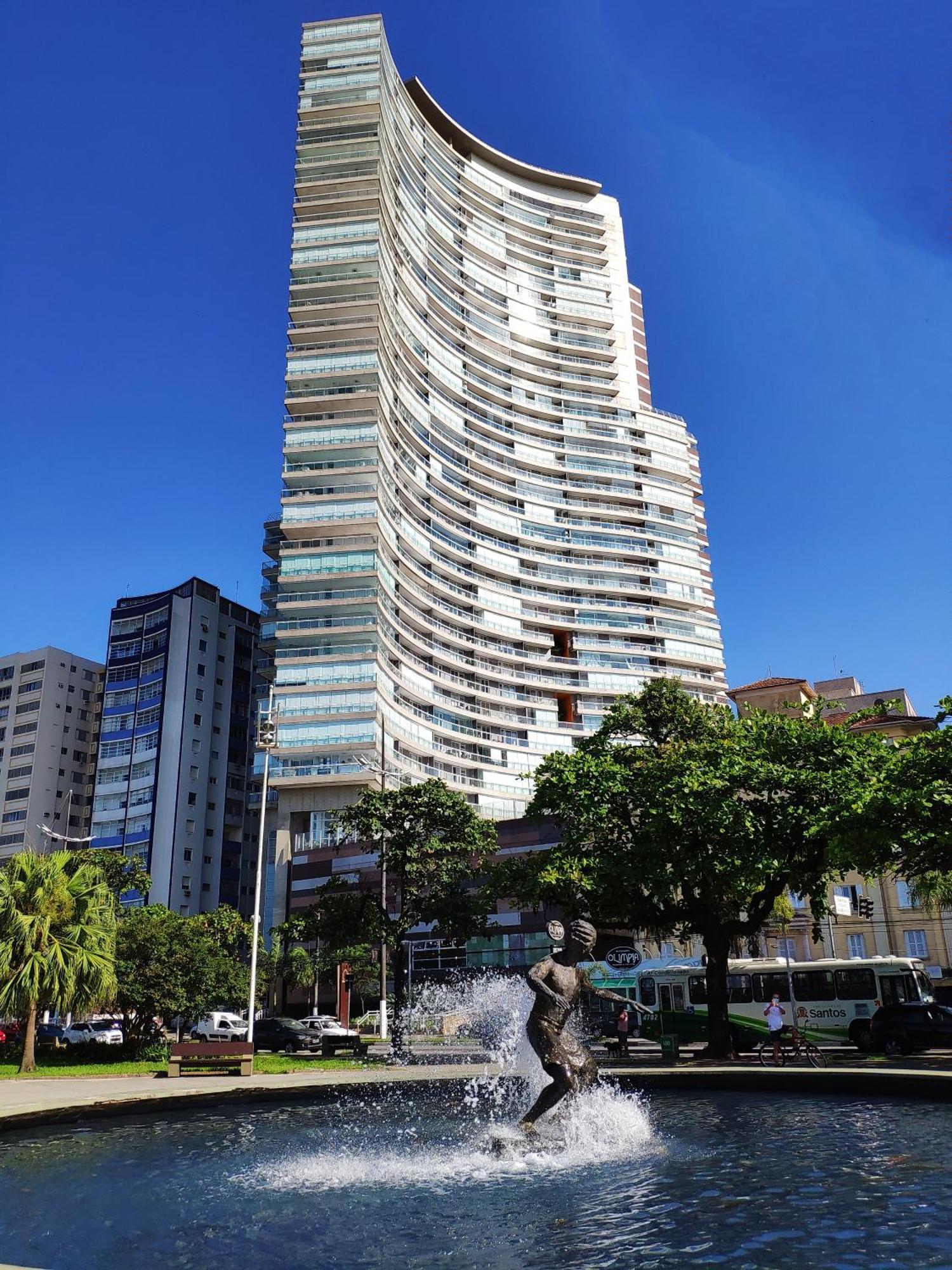 Book Santos - Unlimited 1112 - Um Pe Na Areia Lejlighed Eksteriør billede