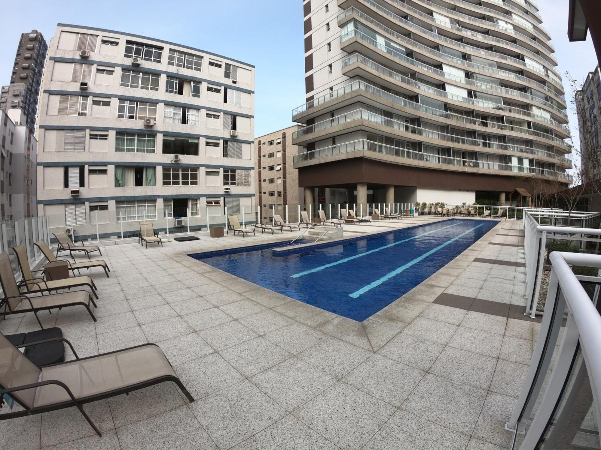 Book Santos - Unlimited 1112 - Um Pe Na Areia Lejlighed Eksteriør billede